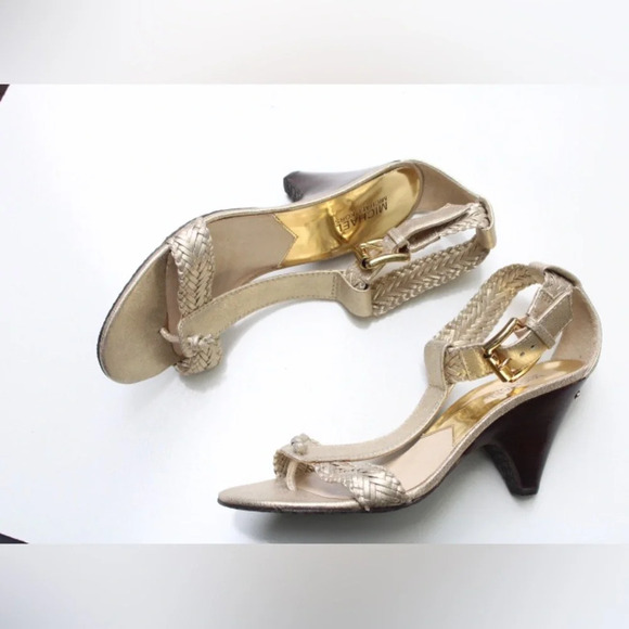 Michael Kors T strap heeled sandals - Picture 8 of 14